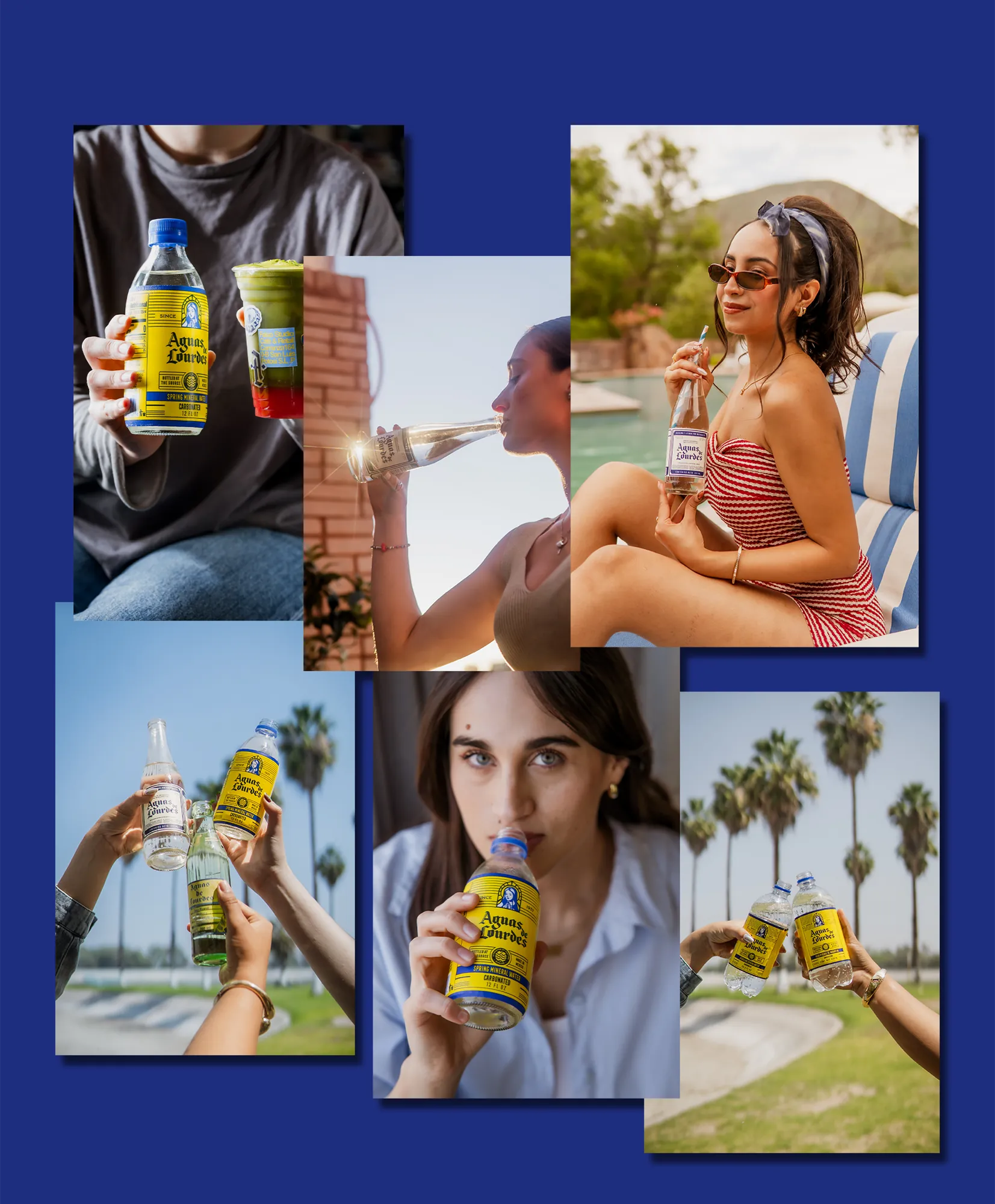 Aguas de Lourdes — Presencia digital que acompaña la marca
